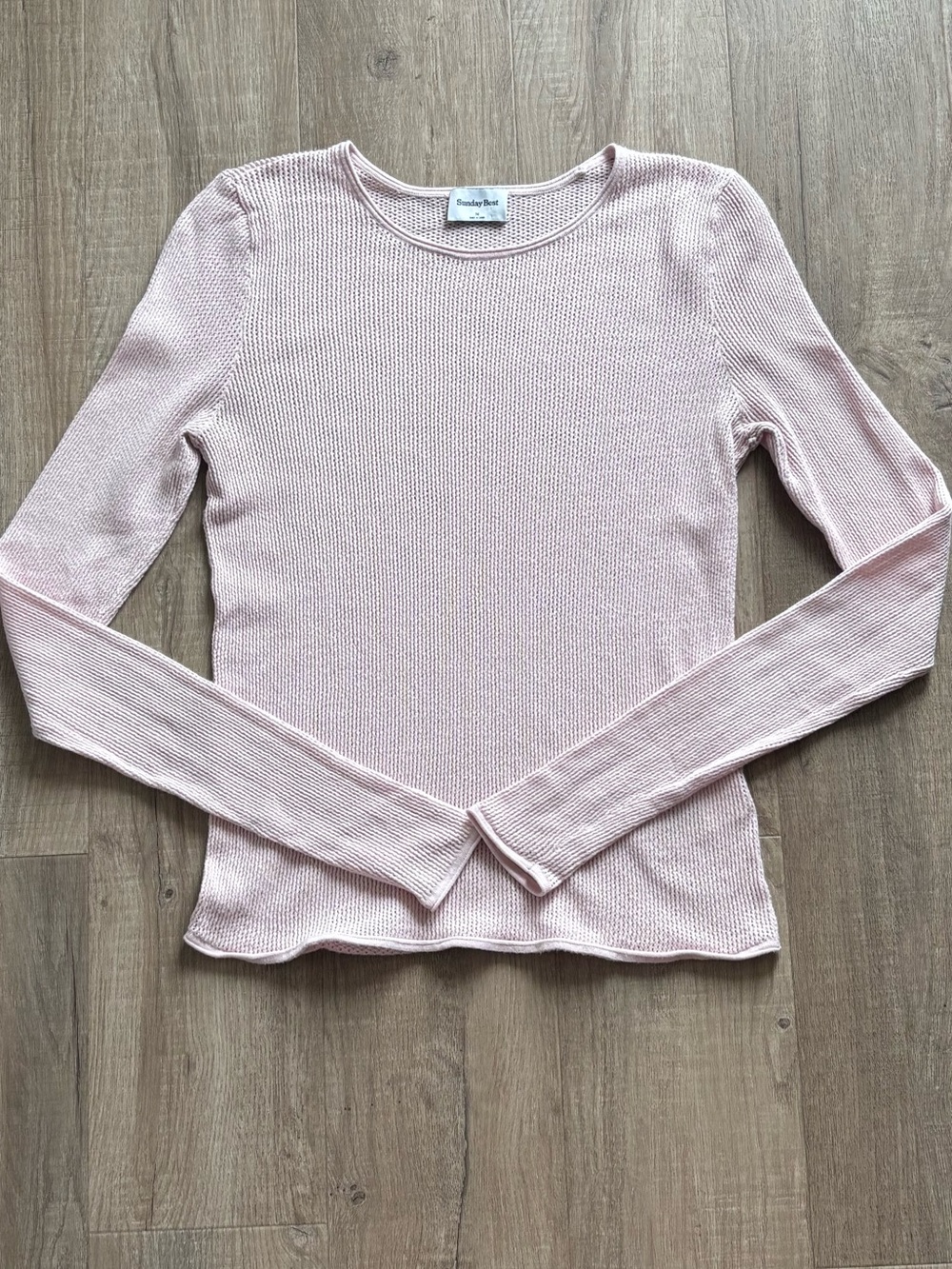 Sunday Best Downtown Sweater in Light Pink